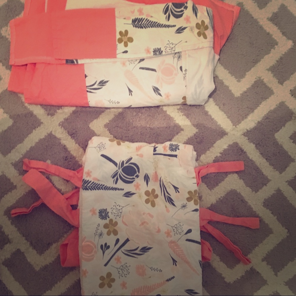 Crib skirt and chew guards